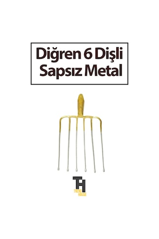 Diğren 6 Dişli Sapsız Metal
