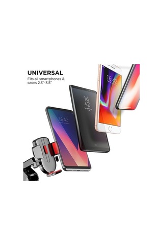 Yingfu Araba Telefon Tutucu Sabit Emiş, Ultra Dayanıklı Uzun Kol Cep Telefonu Tutucu Diğer