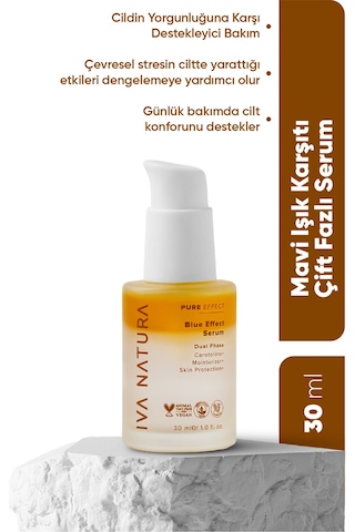 Iva Natura Mavi Işık Karşıtı Cilt Bakım Serumu 30 ML