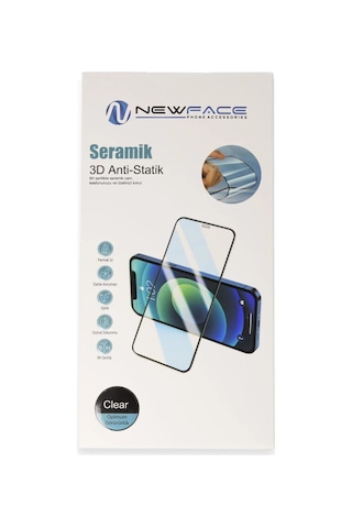 Newface Apple İphone Uyumlu 13 3d Antistatik Seramik Nano Ekran Koruyucu