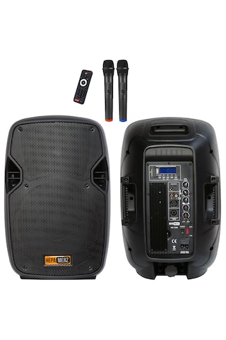Hs-1300a Mikrofonlu Taşınabilir Ses Sistemi Seti 10 İnç 1300w