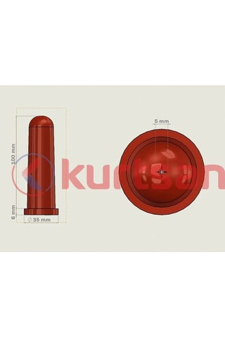 Kurtsan Buzağı Süt Kovası Emzik Ucu - Mp01160