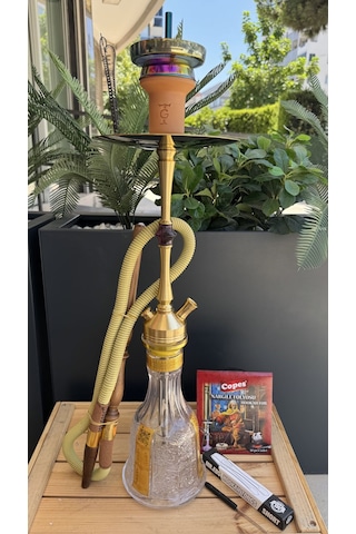 V37 Deluxe Kahveci Nargile Seti