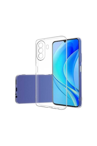 Kvy Huawei Nova Y70 Kamera Korumalı Süper Silikon Kılıf