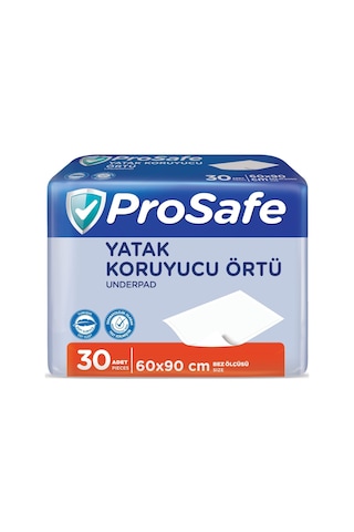 Prosafe Hasta Alt Açma Yatak Koruyucu Örtü 60 90cm 150 Adet 5pk 30