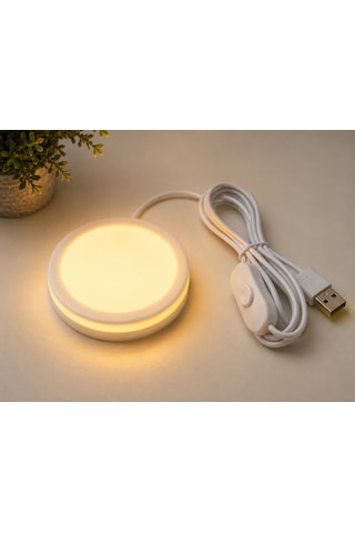 Led Lamp - Kit 001 Uyumlu 3d Yazıcı Lamba Donanım Kiti Gün Işığı Bambu Lab Mh001 Tam Uyumlu + Şarj Adaptörü Hediyeli Beyaz