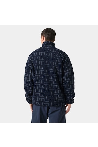 Helly Hansen Panorama Printed Pile Snap Mont Erkek Polar-34593 Lacivert