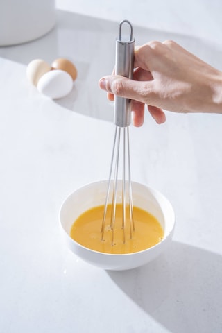 Evero Top Uçlu Çelik Çırpıcı - 30 Cm Silver