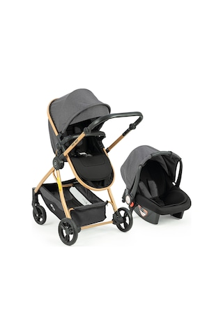 Quard Promax Travel Sistem Bebek Arabası Gold-antrasit B6d76d36124n1-3