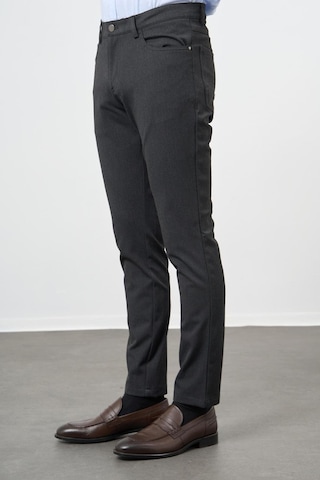 İmza Koyu Antrasit Düz Gabardin Esnek 5 Cep Slim Fit Casual Pantolon 1003245161 Koyu Antrasit