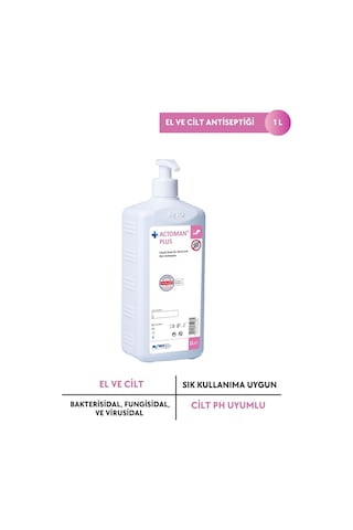 Actoman Plus El ve Cilt Dezenfektanı için Sıvı Sabun 1 L