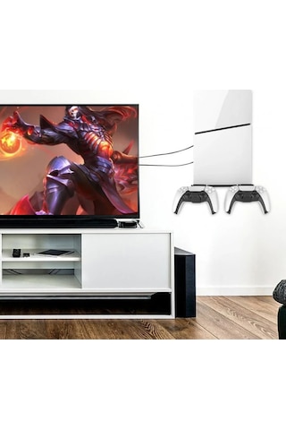 Ps5 Slim / Pro Uyumlu Duvar Askı Aparatı Pgtech Gp-539