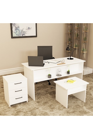KALENDER DEKOR MERKÜR-1-2-3 OFİS BÜRO MASASI TAKIMI MRK01