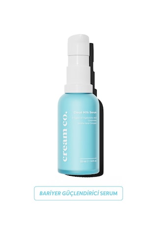 Cream Co. Hassas Ciltler İçin Yatıştırıcı Onarıcı Nemlendirici Bariyer Güçlendirici Serum Cloud Milk Serum 30 ML