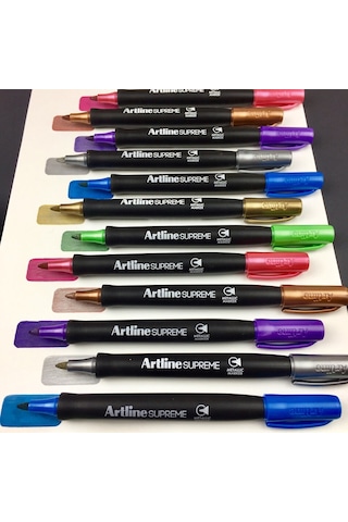 Artline Supreme Metalik Permanent Marker 1 Mm Bronz