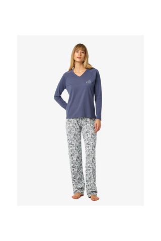 Blackspade Kadın Pijama Takımı 52233 - İndigo