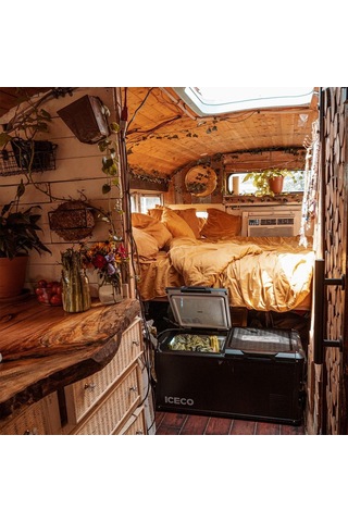 ICECO VL75PROD 12/24Volt 220Volt 75 Litre Çift Bölmeli Outdoor Kompresörlü Oto Buzdolabı/Dondurucu