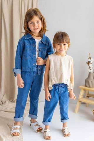 Oliven The Kid Oliventhekid Unisex Koyu Mavi Kot Ceket Koyu Mavi Koyu Mavi