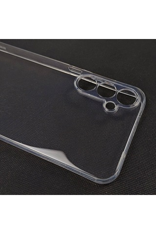 Galaxy S23 Fe Uyumlu Zore Süper Silikon Kılıf-renksiz Renksiz