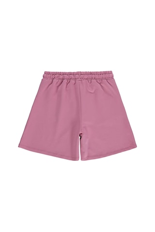 Civil Girls London Baskılı 10-13 Yaş Şort - Pembe Gülkurusu