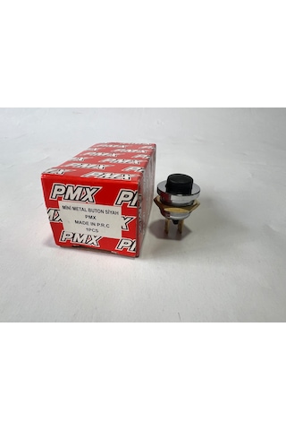 Metal Mini Küçük Siyah Buton Korna Isıtma Kızdırma Düğmesi Kaliteli Yuvarlak 1 Adet / Siyah