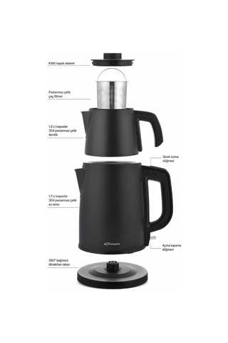 Conti CTM-125 Tealine 1.2 L Çay Makinesi
