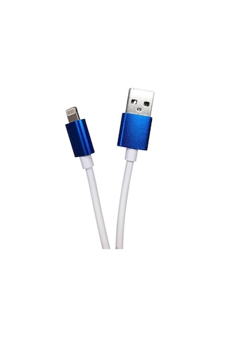 Apple iPhone Uyumlu 2a Usb Hızlı Şarj Kablosu 7 8 11 12 13 14 Pro Plus - Mavi
