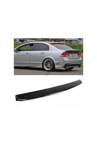 HONDA CİVİC 2006-2012 FD6 PLASTİK BOYASIZ CAM ÜSTÜ SPOYLER HONDA CİVİC 2006-2012 FD6 PLASTİK BOYASIZ CAM ÜSTÜ SPOYLER
