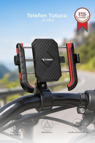 Delux Serisi Telefon Tutucu Motorsiklet Oto Aksesuarları Jx062 Pratik