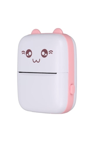 Veraura Lifestyle Sevimli Mini Taşınabilir Yazıcı Printer Sarı