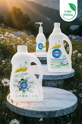 3lü Temizlik Seti-bulaşık Makinesi-elde Bulaşık Deterjanı-tek1 Çok Çok Amaçlı Konsantre Temizleyici 2200 ML