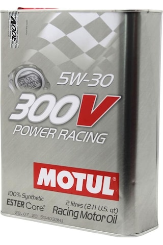 Motul 300V Power Racing 5W-30 Tam Sentetik Racing Motor Yağı 4 x 2 L