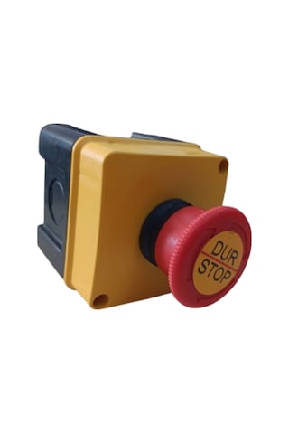 Acil Stop 40 Mm 1 Nc Kalıcı Mantar Acil Buton Kutulu
