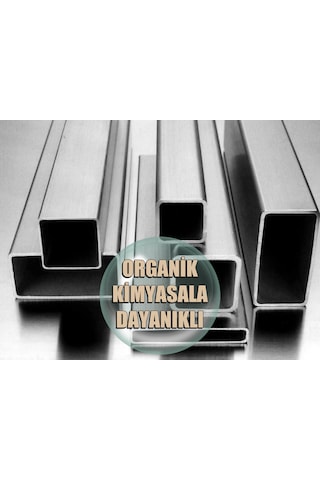 Paslanmaz Çelik Profil 304 Kalite 80x80x3mm Satine Yüzeyli