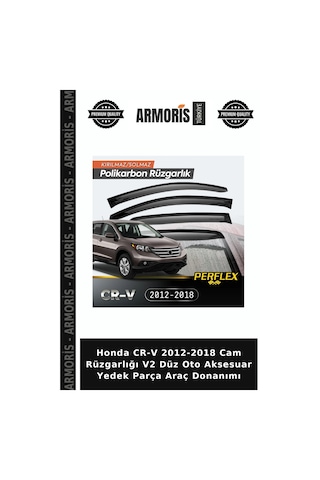 Honda Cr-v 2012-2018 Cam Rüzgarlığı V2 Düz Oto Aksesuar Yedek Parça Araç Donanımı