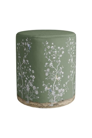 Yeşil Çiçek Tasarımlı Puf Kumaşı Süettir. Uluslararası Solmama Sertifikasına Sahiptir. Çok Renkli