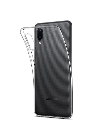 Spigen Galaxy Uyumlu A02 / Galaxy Uyumlu M02 Kılıf Liquid Crystal 4 Tarafı Tam Koruma Crystal Clear