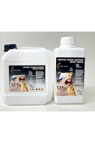 Arc 105 Ultra Şeffaf HobiTakıtepsi Ve Kaplama Epoksi 3 Kg Set