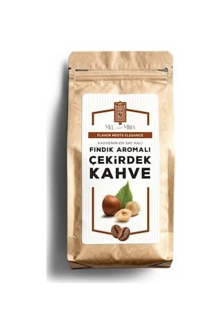 Hazelnut Bean Coffee 200g, Fındık Aromalı Çekirdek Kahve Çekirdek Kahve