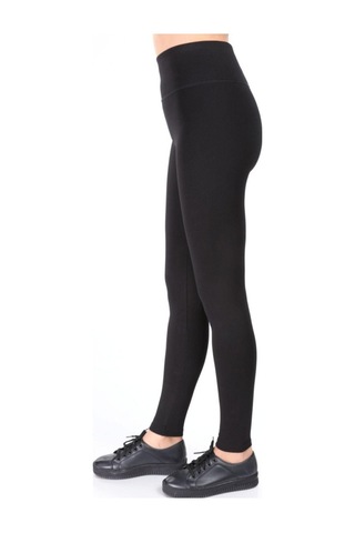 Incebelli Kadın Siyah Yüksek Bel Toparlayıcı Örme Taytsiyahm Siyah