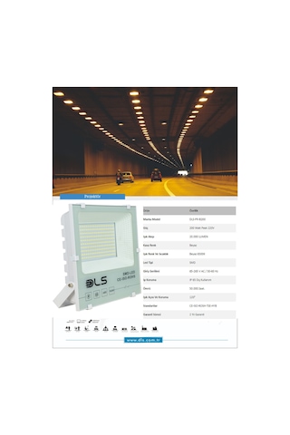 200w Dls Led Projektör Çevre Aydınlatma Lambası N11.167