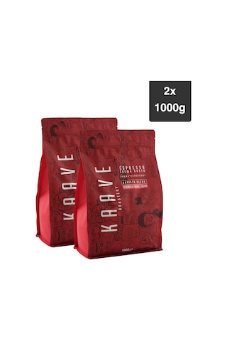 Kaave Roastery Crema Gusto 2 x 1 KG