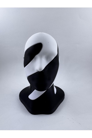 Siyah Beyaz Soyut Kadın Büstü - Dekoratif Sanat Eseri
