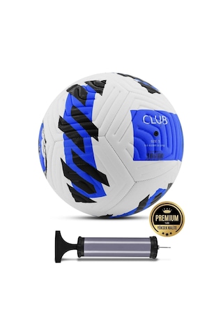 Halı Saha Futbol Topu Mavi Dayanıklı Tpu Kaplama Pompa Hediyeli No:5 Mavi