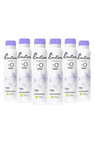Emotion Violet Kadın Deodorant 6 x 150 ML