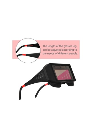 Profesyonel Solar Enerjili Otomatik Kararan Kaynak Emniyet Gözlükleri Anti-parlak Uv Kalkanlı