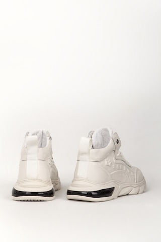 Guja Erkek Yüksek Bilek Bağcıklı Sneaker Gj 513 Beyaz