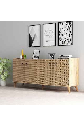 Modern Konsol Çam Hazeran Kapaklı  - KSL0104