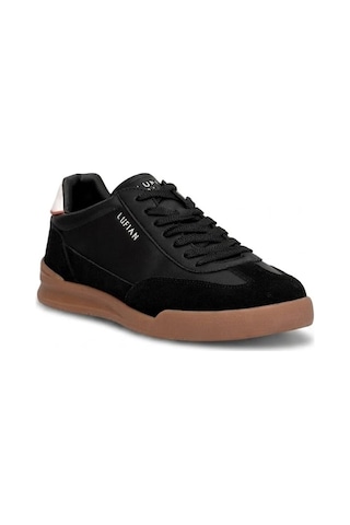 Lufian 26k111230296 Milo Erkek Hakiki Deri Klasik Sneaker Siyah