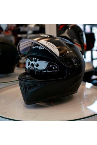 Nero 316 Full Face Motosiklet Kaskı Mat Siyah Renkli